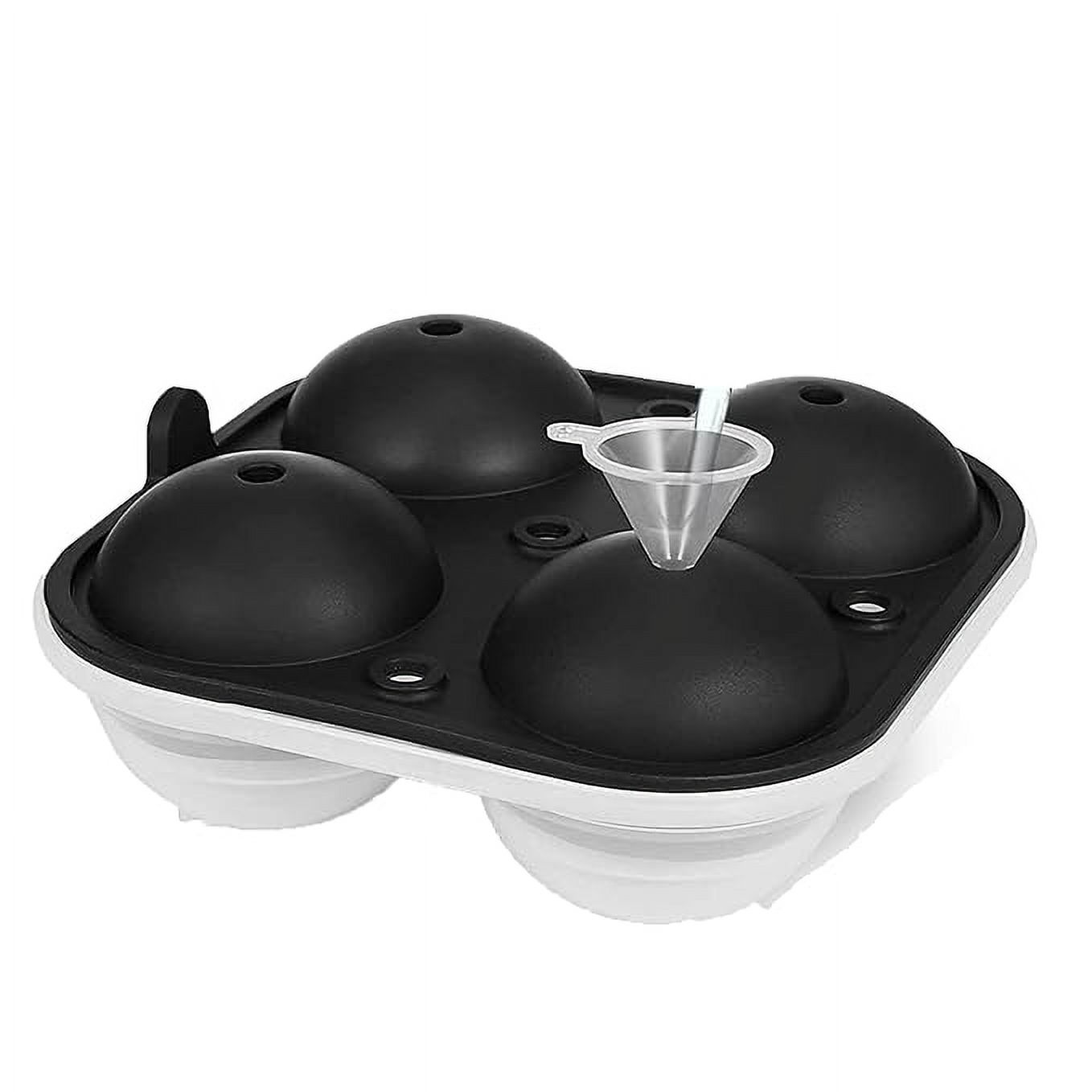 Silicone Ice Cube Trays Sphere Round Ice Ball Maker, Ice Ball Molds (Each Ice Ball 6CM) Pack of 1