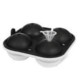 thumbnail image 1 of Silicone Ice Cube Trays Sphere Round Ice Ball Maker, Ice Ball Molds (Each Ice Ball 6CM) Pack of 1, 1 of 4
