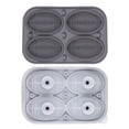 thumbnail image 1 of Silicone Ice Cube Trays with Football Shape - Flexible & Easy-Release, Stackable, BPA-Free - for Home Bar, Party, Summer Drinks, Whiskey, Cocktails, 1 of 3