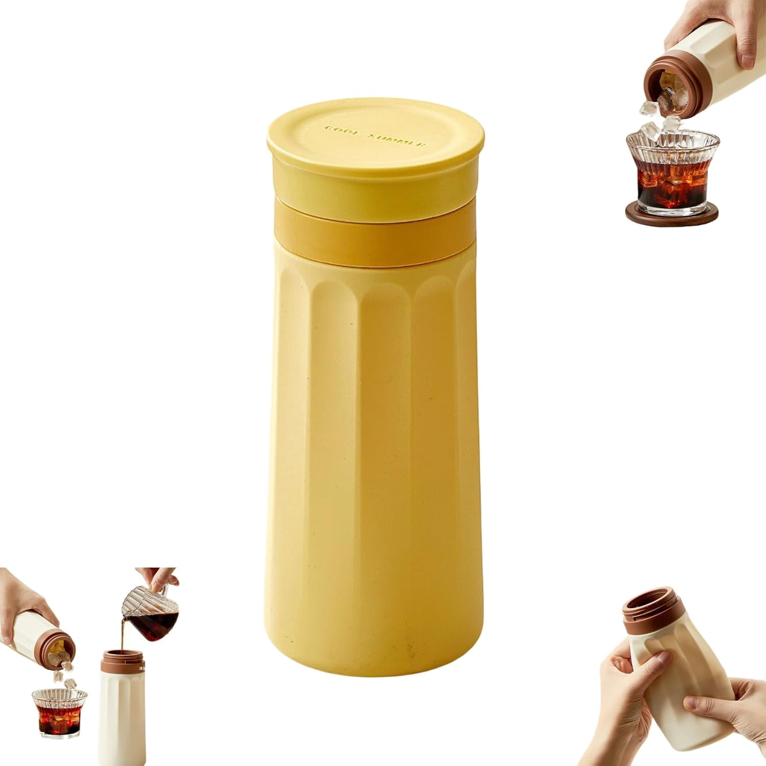 Silicone Ice Cube Tumbler 2 in 1 Drinking Cup and Ice Tray
