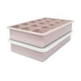 thumbnail image 1 of Silicone Ice Cubes Trays Set of 4 | 60 Large Whiskey Ice Cubes | Slow-Melting Cocktail & Wine Ice | BPA-Free Flexible & Stackable Design | Easy Release & Reusable, 1 of 4