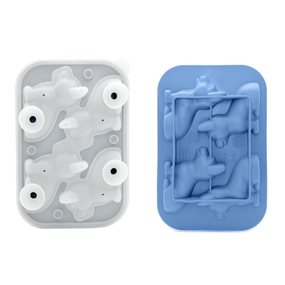 Silicone Ice Large Corgi Pet Dog Holder for Entertaining Ice Cubes