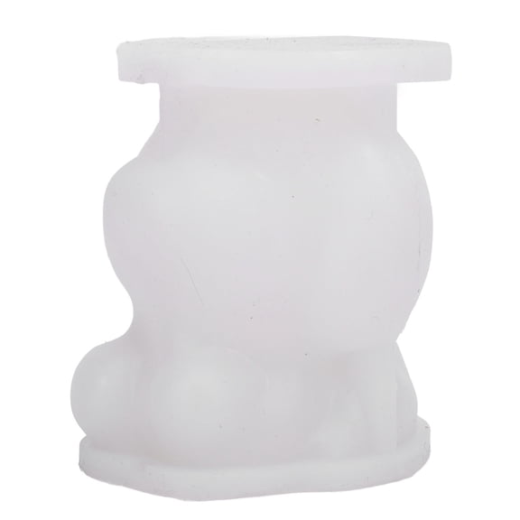 Silicone Ice Model Cartoon Appearance Easy Release Multifunctional DIY Candle Model for Candy Soap Chocolate Mini (6.00 inches / 15.24 cm)