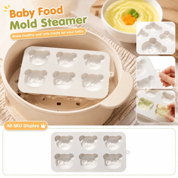 Silicone Ice Mold, Cartoon Non-Stick Easy Release Animal Shape Design, for Homemade Student Complementary, Steamed Cakes, Frozen Treats and Small Desserts, Ideal Student Shower