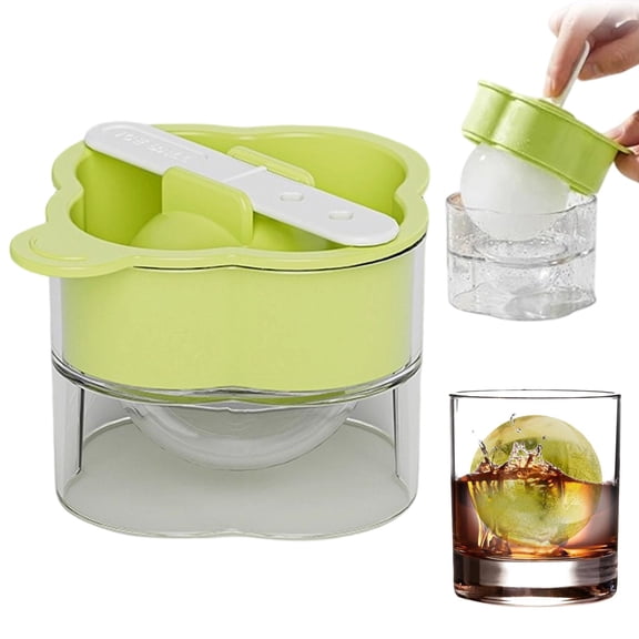 Silicone Ice Pop Maker Mold, Homemade Ice Pop Maker with Sticks for Freezer Dessert, Green