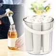 thumbnail image 1 of Silicone Ice Stick Mold, 3.94x3.54 Inch Water Bottle Long Ice Cube Tray, Easy Release Ice Tube Maker, Reusable Freezer Drink Accessory for Sports Bottles, Bar Cocktails and Household, White, 1 of 5