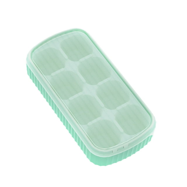 Silicone Ice Tray Ice Box 8 Holes Lazy Ice Tray Demoulding In One