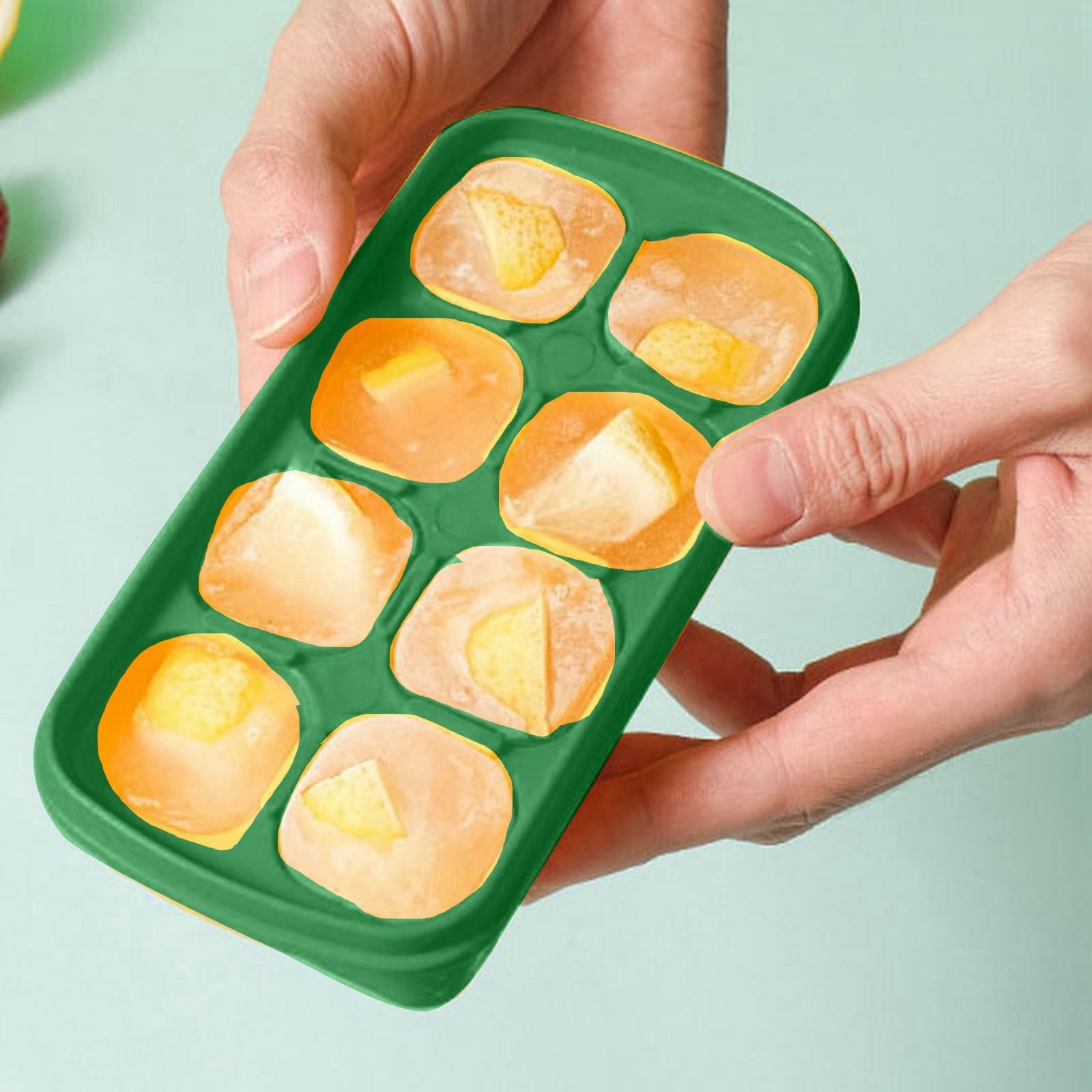 Silicone Ice Tray With Lid Ice Box Food Grade Refrigerated