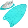 thumbnail image 1 of Silicone Anti-Slip Iron Rest Pad for Ironing Board, Heavy Duty Iron Rest Plate, Hot Heat Resistant Steam Compact Mat (Sky Blue/1 Pack) 5.51x10.43", 1 of 6