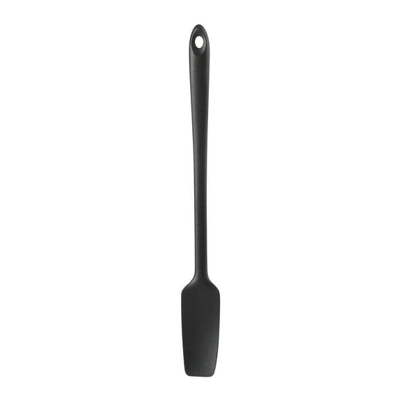 Silicone Jar Spatula Non-Stick Rubber Scraper Spatula Silicone Scraper for Jars, Smoothies, Blenders Cooking Baking Stirring Mixing Tools (Black)