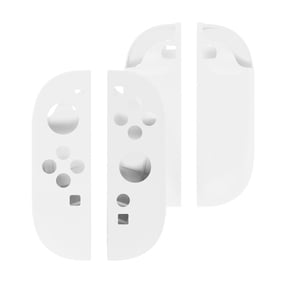 Silicone Joy-Cons Controller Case for Nintendo Switch 2 – Protective Handheld Cover for Left/Right Gamepad-White