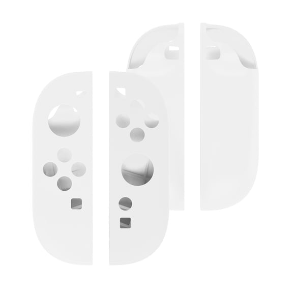 Silicone Joy-Cons Controller Case for Nintendo Switch 2 – Protective Handheld Cover for Left/Right Gamepad-White