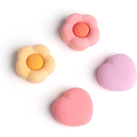 Silicone Joycon Thumb Grip Caps, Joystick Cover Compatible with Nintendo Switch / O / Switch Lite,4PCS --