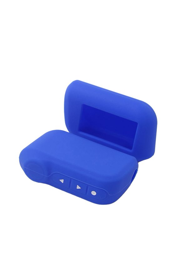 Silicone Key Cover Two Way Version Car Cover For Starline A93 A63 Key Case Keychain Case Quick Installation Russian Deep Blue