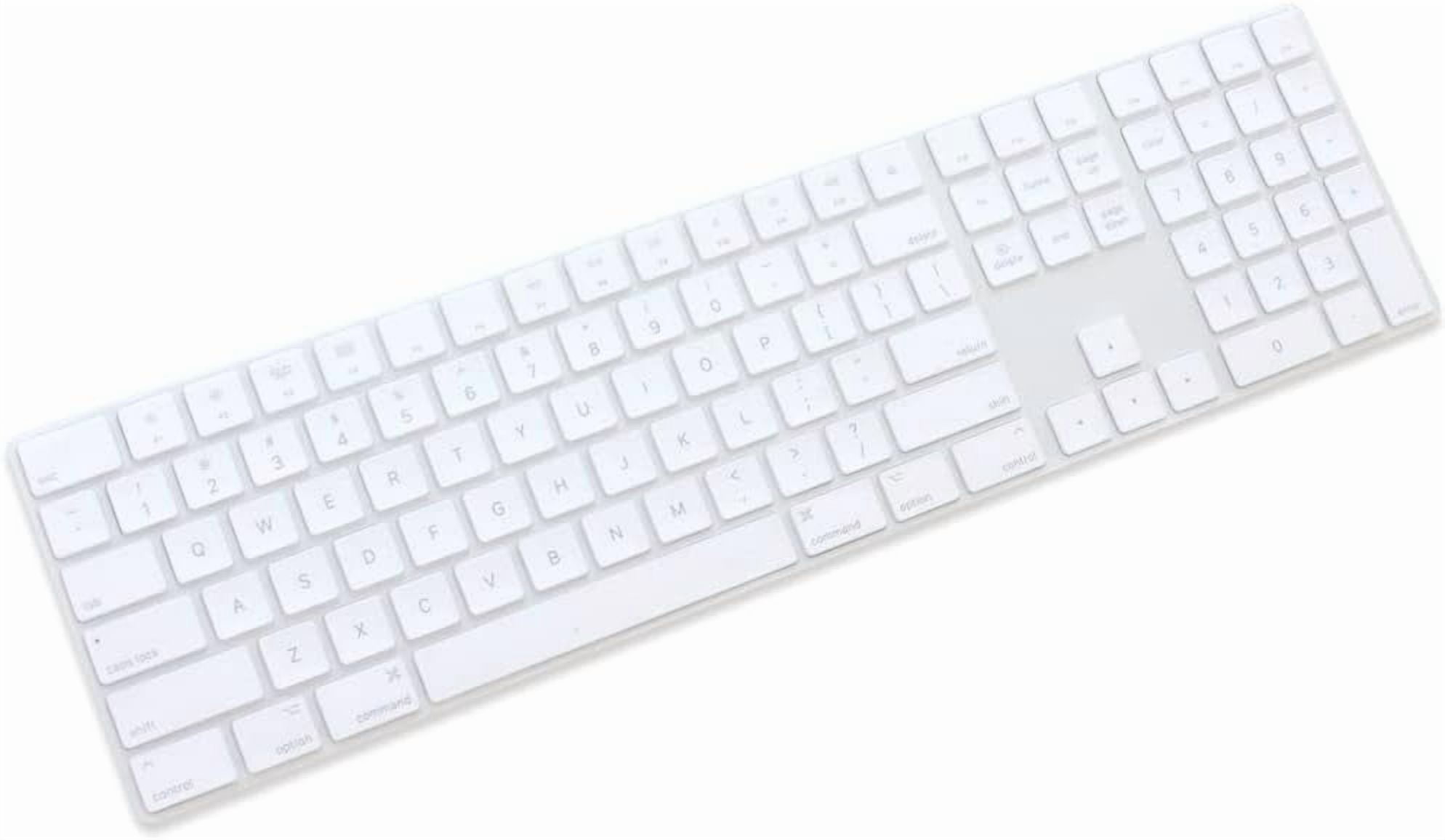 Ultra Thin Silicone Keyboard Protector Cover Skin for Apple iMac Magic - Thumbnail 3