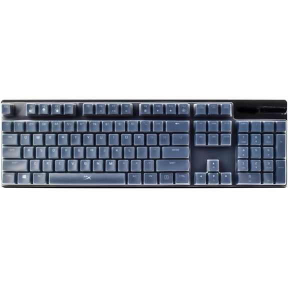 Silicone Keyboard Skin Cover Compatible for Razer Huntsman V2 Optical Gaming Keyboard & Razer BlackWidow V3 Mechanical Gaming Keyboard & Corsair Wired K60 RGB Pro Mechanical Gaming Keyboard - Clear