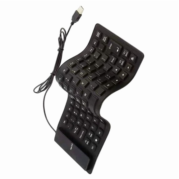 Silicone Keyboards 85Keys USB Wireds Rolls Up Waterproof Keyboards for PC Laptop