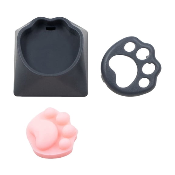 Silicone Keycaps Featuring 3D Cats Claw Shape For Personalize Keyboards Aesthetics