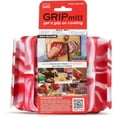 thumbnail image 1 of Silicone Kitchen Mitt 2-Pack Set -Red, 1 of 5