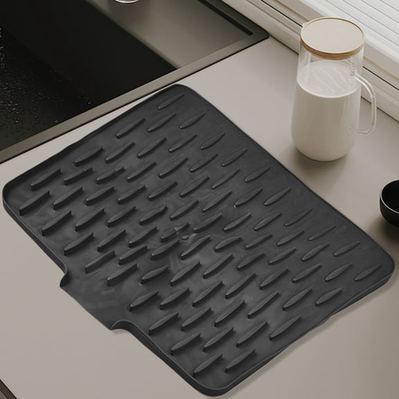 Silicone Kitchen Placemat Modern Non- Drying Mat for Countertop Dishwasher Safe Easy Cleaning Dining Table Protector