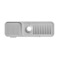 thumbnail image 1 of Silicone Kitchen Sink Drainage Mat, Waterproof Faucet Drip Tray and Soap Holder, Non-Slip Counter Protector Pad for Sink Organizer, Leak Proof Storage Solution for Kitchen Bathroom Laundry Room, 1 of 3