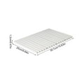 thumbnail image 1 of Silicone Kitchen Sink Drying Mat & Roll-Up Dish Drainer Rack, 15.6"x9.8" Foldable Heat-Resistant Countertop Pad, Gray/White, Dishwasher Safe, Space-Saving, for Kitchen, Dining table, 1 of 4
