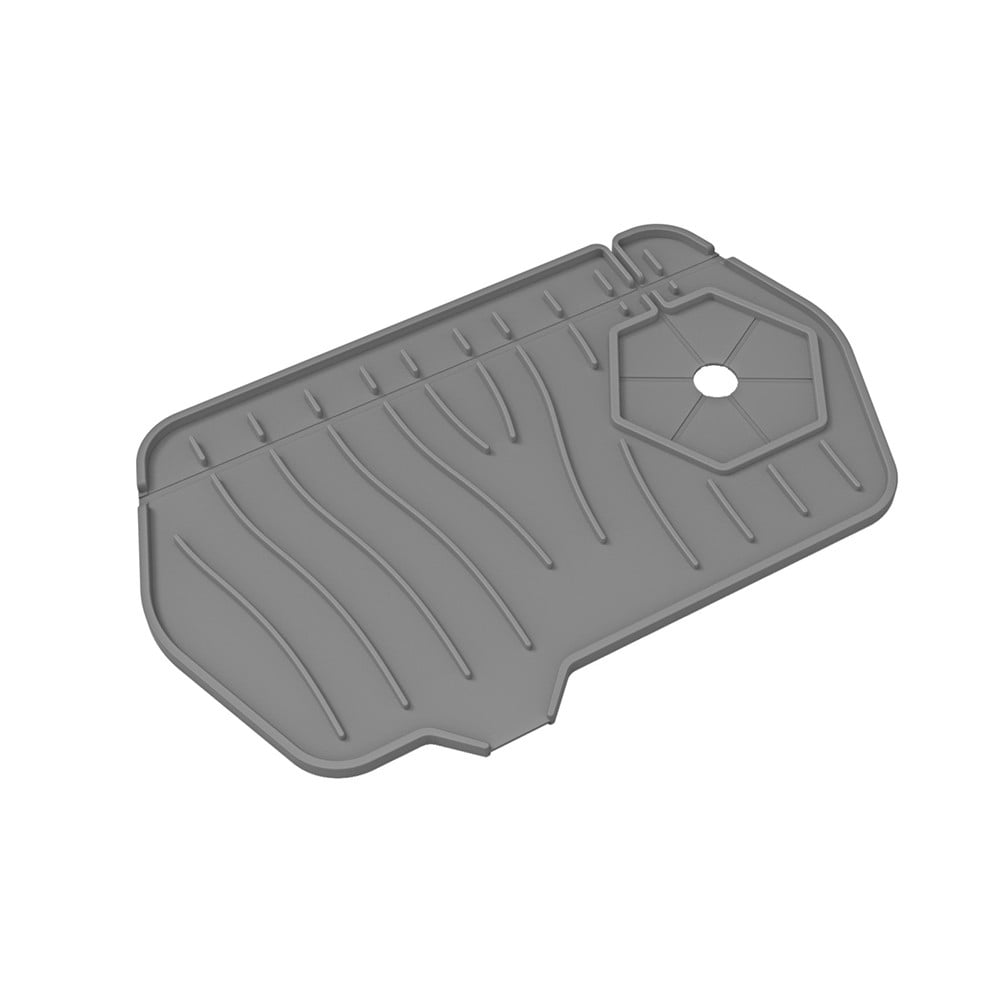 Silicone Kitchen Sink Mat Draining Pad Bathroom Countertop Protector