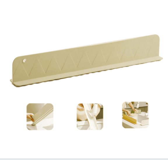 Silicone Kitchen Splash Guard Countertop Backsplash Protective Barrier No Drill Setup Heat Resistant Moisture Proof Easy to Clean