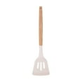 thumbnail image 1 of Silicone Kitchen Utensil Set with White Wooden Handles, Nonstick Spatula Spoon Ladle Tongs and Holder, Heat Resistant Cooking Tools for Stir Fry Soup Baking, 1 of 5