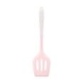 thumbnail image 1 of Silicone Kitchen Utensils, Flexible Kitchen Cooking Baking Mixing Tools, Withstand High Temperature, Dishwasher Safe, Slotted Spatula/Solid Spatula Spoon, 1Pc, Easy to Use & Clean(Pink,12X3"), 1 of 5