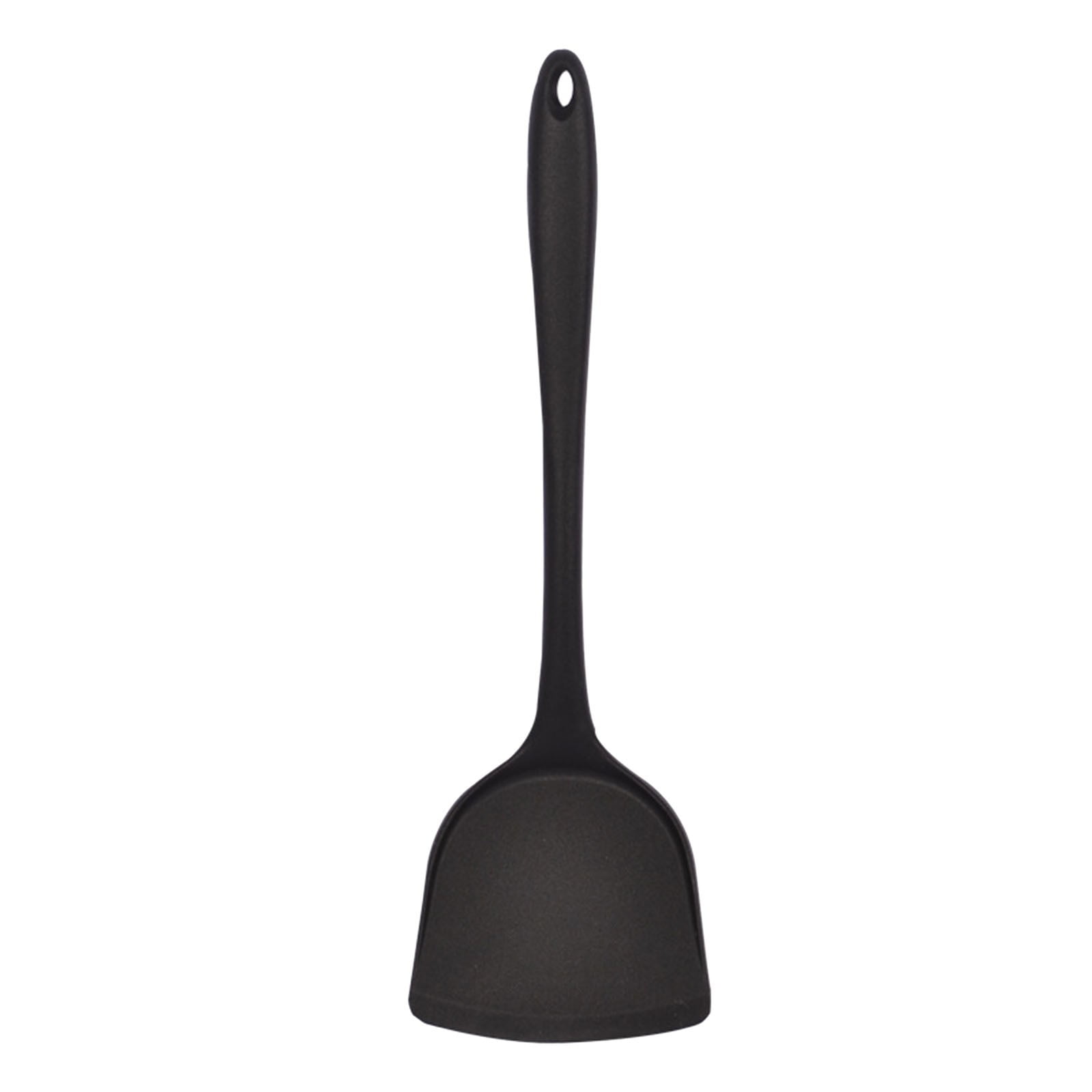 Silicone Kitchen Utensils High Heat Non Stick Flexible Large Black Silicone Spatula For Non