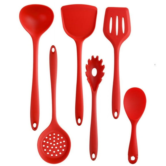Silicone Kitchen Utensils Set 6 Piece