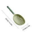 thumbnail image 1 of Silicone Large Slotted Spoon Kitchen Strainer With Long Handle Non-Slip Grip Noodle Pasta Colander Dishwasher Safe, 1 of 8