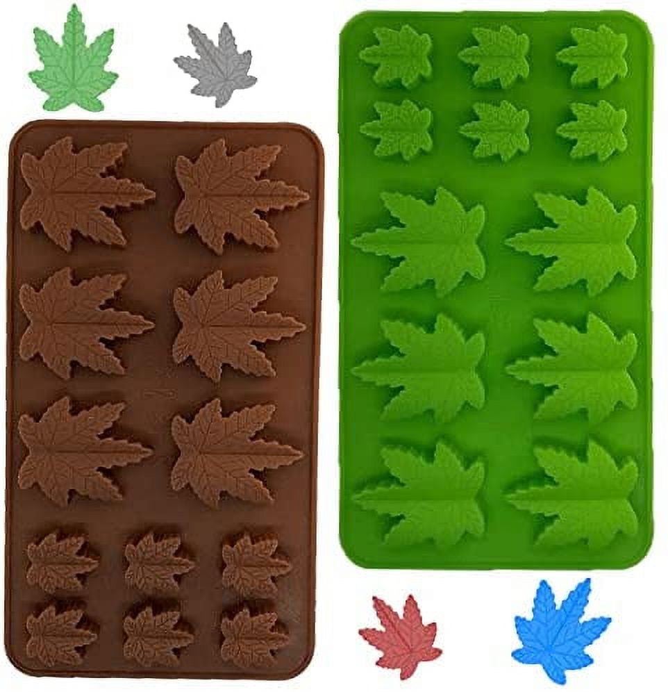 Silicone Leaf Mold for Greenery Candy and Edibles Gummy, Muffins