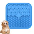 thumbnail image 1 of Silicone Lick Mat for Dogs, Slow Feeder Stress Relief Pad, Non Slip Frozen Treat Tray for Pet Anxiety,1PCS, 1 of 10