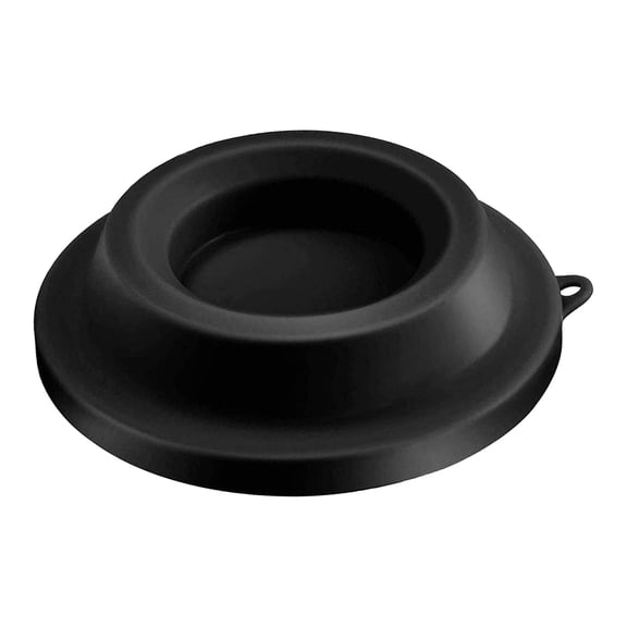 Silicone Lid Holder, Ongmies Lid Stand Silicone Lid Holder Accessories Compatible with Pressure Cooker and Air Fryer 5 6.5 and 8 Black, Black