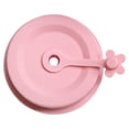 thumbnail image 1 of Silicone Lid for Mason Jar, 3.35 in Drink Sealing Cover for Home Office Travel Outdoor, Reusable Dustproof Sealing Cup Lid for Food, Beverage, Durable Cup Accessory with 0.47"Straw Hole and Stopper, 1 of 9
