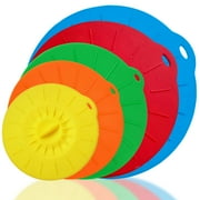 Silicone Lids,Silicone Lids for Bowls and Food Covers,Microwave Splatter Cover for Food, Silicone Covers for Food Storage,BPA Free-5 Pack