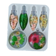 Silicone Light Bulbs Mold Christmas Round Bulb Resin Mold Multifunctional Christmas Ornaments Pendant Mold DIY Craft