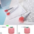 thumbnail image 1 of Silicone Lip Balms Lip Mask Brush with Sucker Dust Cover Makeup Brushes, 1 of 10