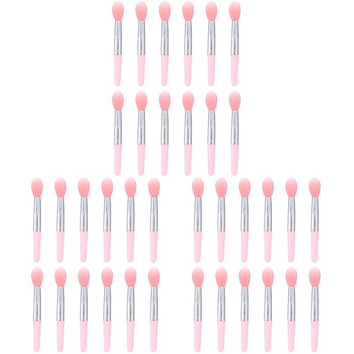 Silicone Lip Brush Cosmetic Lipstick Makeup Silica Gel Applicator Travel Sponge 36 Pcs