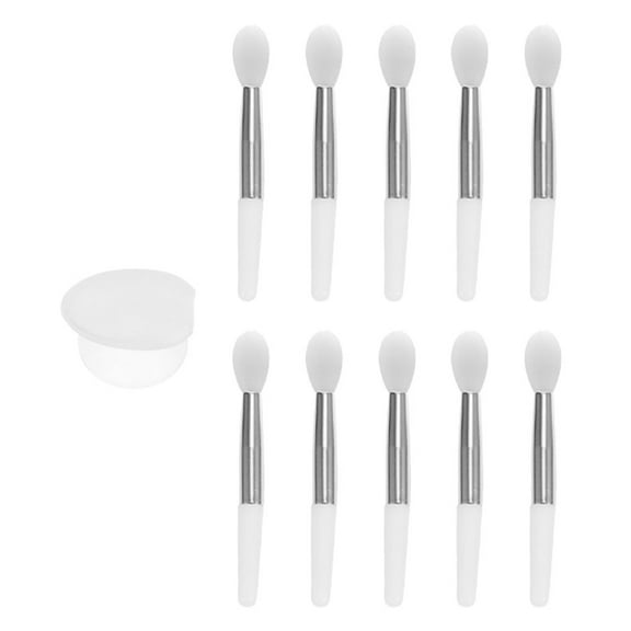 Silicone Lip Brush Makeup Sponge Practical Lipstick Applicators Cleaning Travel Tools Silica