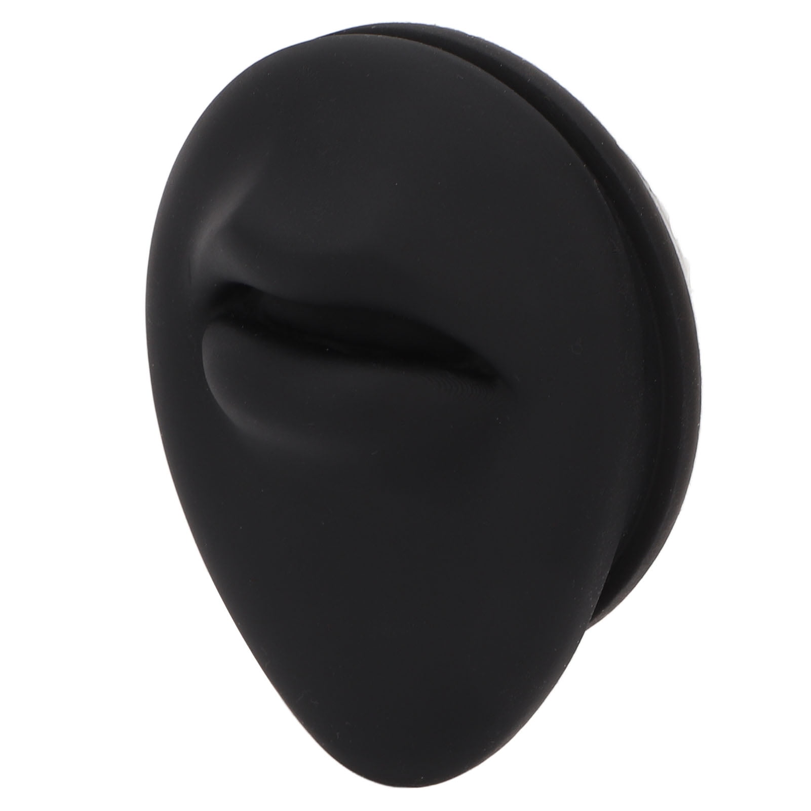 Silicone Lip Model Black Flexible Soft Waterproof Reusable Piercing Mouth Model for Education