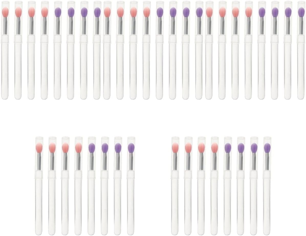 Silicone Lip Scrubber 40 pcs Eyeshadow Applicators Eyeshadow Brushes ...