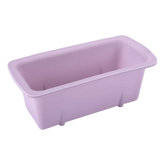 Silicone Loaf Pan Rectangular Cake Mold Large Baking Tray for Toast Bread Desserts High-temperature Resistant Bakeware