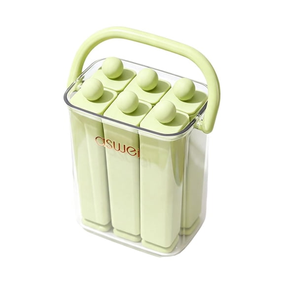 Silicone Long Ice Stick Mold with Lid & Handle, Rectangular Narrow Ice Cube Tray, Easy-Release Long Ices Cube Mold for Cocktails, Iced Coffee,Infused Water&Homemade Popsicles