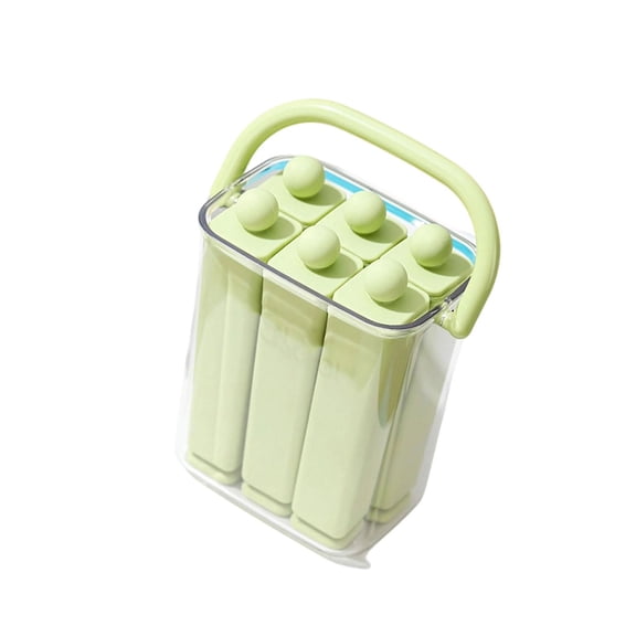 Silicone Long Ice Stick Mold with Lid, Rectangular Narrow Ice Cube Tray Flexible Easy Release Ice Maker for Juice Drink Bottles