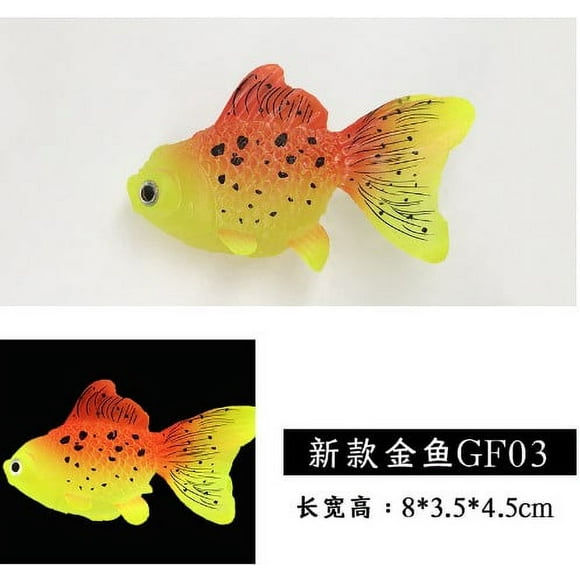 Silicone Luminous Simulation Goldfish Model Fish Tank Landscaping Decoration