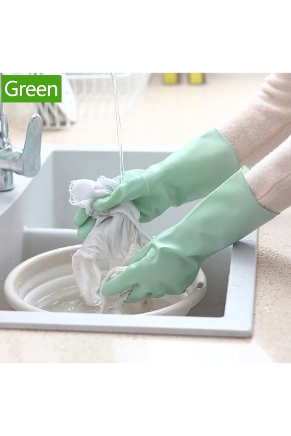 Silicone Magic Gloves, Ultimate Cleaning Gloves for Dishwashing, Reusable Waterproof Household Dishwashing Cleaning Rubber Gloves, Non-Slip Kitchen