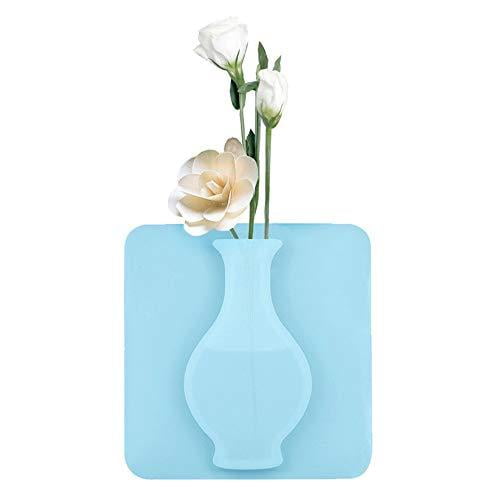 Silicone Magic Vase. Reusable Silicone Self-Sticking Flower Pot on Refrigerator Door, Windows, Glass Decoration. Leak Proof. Perfect Gift.